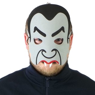 Dracula K&ouml;p&uuml;k Maske (6 adet)