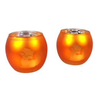 2 Par&ccedil;alı Tealight Mum Verici Seti Tilki (12 set)