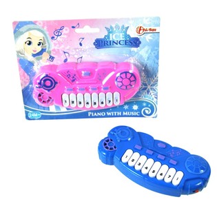 BUZ PRENSESİ SESLİ PİYANO KART &Uuml;ZERİNDE (12 adet)