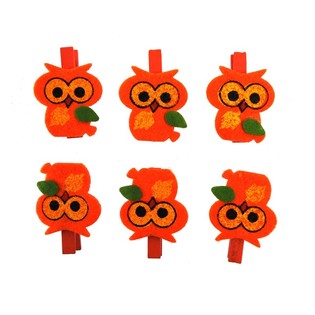 6 Par&ccedil;alı Dekoratif Mandal - Model: Baykuş (24 set)