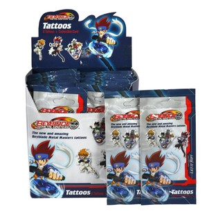 BEYBLADE D&ouml;vme &Ccedil;ıkartmaları Standlı (100 Adet)