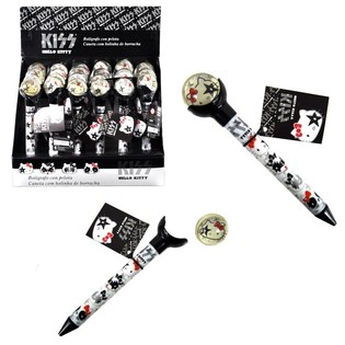 HELLO KITTY - 2'Sİ 1 ARADA ZIPZIP TOP & T&Uuml;KENMEZ KALEM - SİYAH (24 adet)
