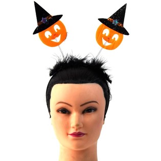 Halloween Balkabağı Taç (6 Adet)