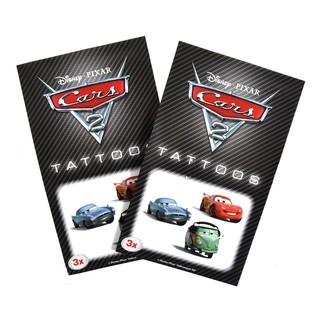 3'l&uuml; Disney Cars 2 &Ccedil;ocuk Ge&ccedil;ici D&ouml;vme Seti (50 Adet)