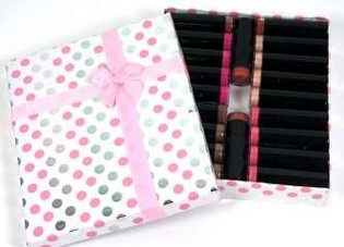 Pembe Ambalajlı 5 Farklı &Ccedil;eşit Ruj (20'li Paket)