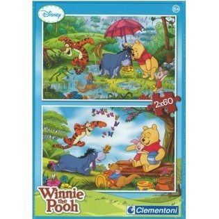 CLEMENTONI DISNEY WINNIE THE POOH YAPBOZ 2 x 60 PAR&Ccedil;A (6'lı Paket)