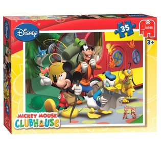 Jumbo Disney Mickey Mouse Clubhouse Seyahatte Yapboz 35 Par&ccedil;a (3 adet)