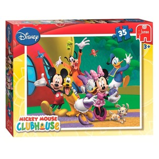 Jumbo Disney Mickey Mouse Clubhouse Grup Fotoğrafı Yapboz 35 Par&ccedil;a (5 adet)