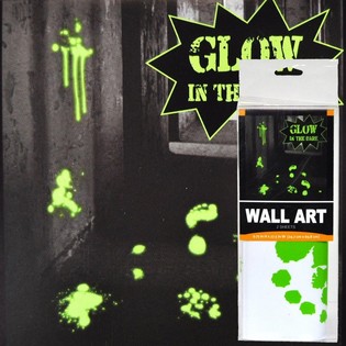 GLOW IN THE DARK DUVAR &Ccedil;IKARTMALARI (6 adet)