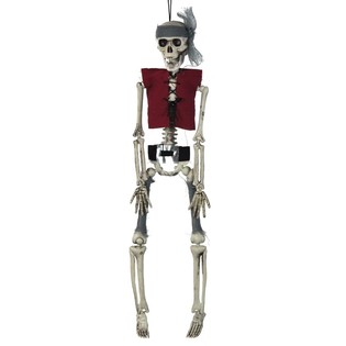 Asılabilir Korsan İskelet Model 40 cm (6'lı) - Toptan Cadılar Bayramı S&uuml;s&uuml;
