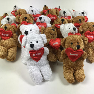 KALPLİ PELUŞ AYICIKLAR KARMA (24 adet)