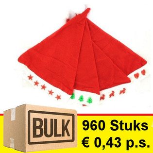 *** TOPLU ALIM FIRSATI *** IŞIKLI NOEL ŞAPKALARI KARMA PAKET (960 adet)
