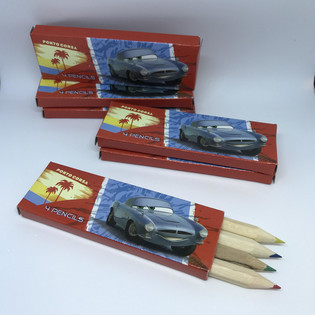 Disney Cars Boya Kalemi - Kutuda 4'l&uuml; Set (48 Adet)