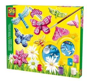 SES Creative Al&ccedil;ı D&ouml;k&uuml;m ve Boyama - Kelebekler (1 Adet)