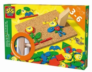 SES &Ccedil;eki&ccedil; Oyunu Hayal G&uuml;c&uuml; - Ahşap Tap Tap Seti (1 Adet)