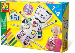 SES My First - Boyanabilir Peluş Kedi (1 ad.)