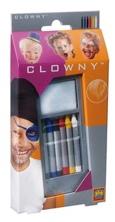 SES Clowny Y&uuml;z Boyama Kalemleri (6 Renk) (1 Adet)