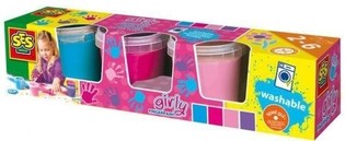 Ses Parmak Boyası Girly, Boya Seti 4x150ml (1 Adet)