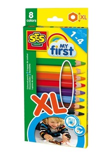 SES Creative My First - XL Kuru Boya Kalemi (8 adet)
