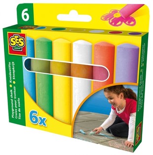 SES Kaldırım Tebeşiri 6'lı Paket (1 adet)