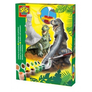 SES Al&ccedil;ı D&ouml;k&uuml;m ve Boyama - Dino T-Rex (1 Adet)