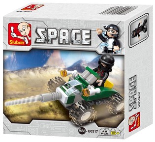 Sluban Space Vehicle M38-B0317 Uzay Aracı Yapım Seti (1 Adet)