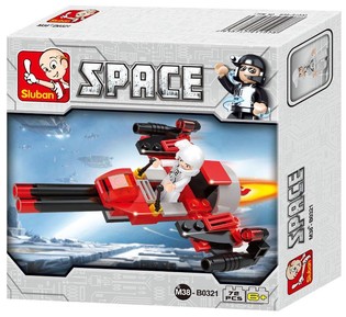 Sluban Uzay Bombardıman U&ccedil;ağı Space Bomber M38-B0321 (1 adet)