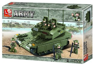 Sluban Askeri Tank M38-B0305 Blok Oyuncak (1 Adet)