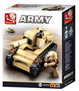 Sluban Army 8'i 1 Arada Tank M38-B0587B (1 ad.)