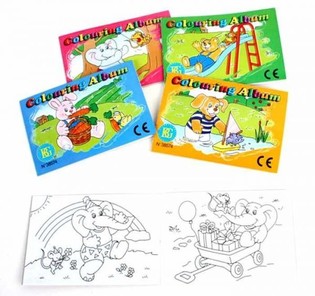 K&uuml;&ccedil;&uuml;k Boy Boyama Kitabı Karışık (48 adet)