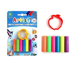 Oyun Hamuru 50g + Kalıp Kartta (24 adet)