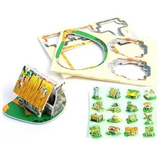 K&Uuml;&Ccedil;&Uuml;K 3D PUZZLE - EV (48 adet)