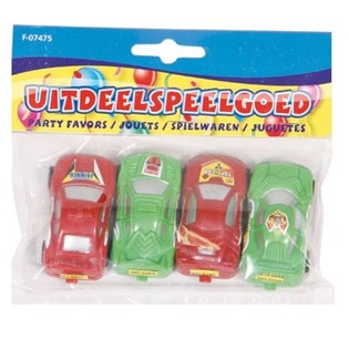 4'l&uuml; Oyuncak Araba Seti (12 paket)