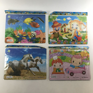 KARIŞIK YAPBOZLAR, İ&ccedil;erik: 63 par&ccedil;a (24 adet)