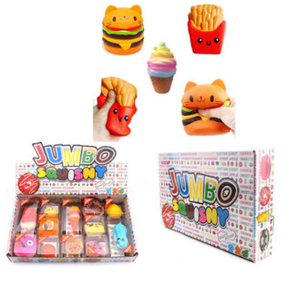 JUMBO Squishy Teşhir Kutusu (12 Adet) - Kokulu Antistres