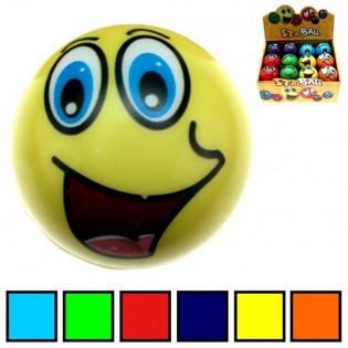 Smiley PU Stres Topu Standı (24 adet)