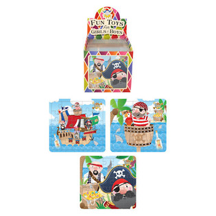Korsan Yapbozu 13 x 12 cm Teşhir Standında (108 Adet)