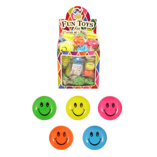 Standlı Smiley Yo-Yo (72 Adet)