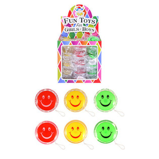 Teşhir Kutusunda Neşeli Smiley Yo-Yo (36 adet)