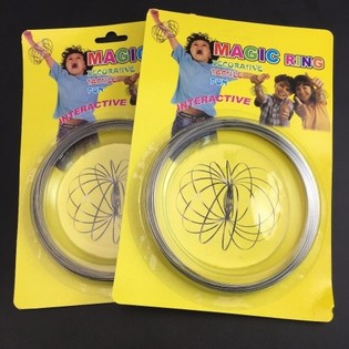 Sihirli Halkalar / Flow Rings - Kinetik 3D Sihirli Halka - &Ccedil;OK RENKLİ | KARTTA (12 Adet)