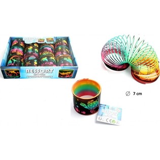 B&uuml;y&uuml;k Deniz Hayvanları Slinky Yaylar &Oslash;7cm Displayde (12 adet)