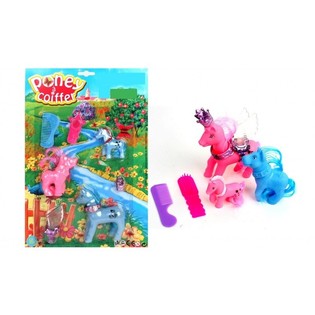 B&uuml;y&uuml;k Pony Ailesi Oyun Seti Kartta (6 Par&ccedil;a)