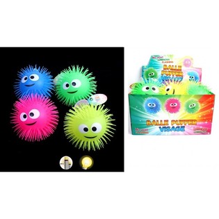 DISPLAY İ&Ccedil;İNDE B&Uuml;Y&Uuml;K IŞIKLI PUFFER BOUNCE TOPLARI (12 Adet)