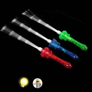 B&uuml;y&uuml;k Işıklı LED Fiber &Ccedil;ubuklar, 40 cm (48 Adet)