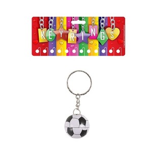 Metal Futbol Anahtarlıkları (12 Adet)