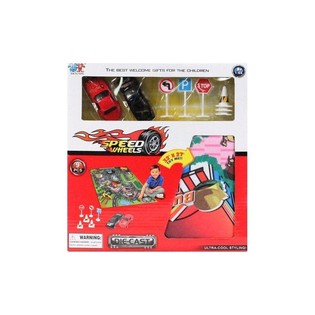 DIE CAST ARABALI OYUN SETİ, OYUN MATI DAHİL (6 adet)