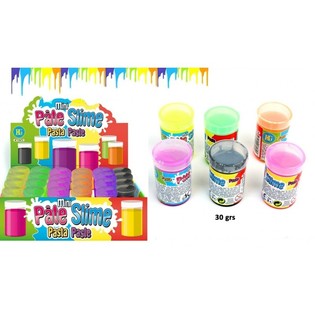 Fı&ccedil;ı İ&ccedil;inde Renkli Mini Slime (30g) - 24'l&uuml; Display