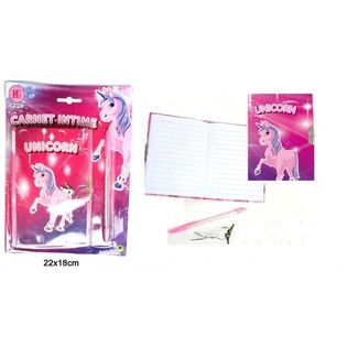 UNICORN KİLİTLİ NOT DEFTERİ + KALEM (24 adet)