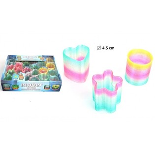Stantta Karışık Desenli Slinky Yay Oyuncak &Oslash;4.5 CM (24 adet)