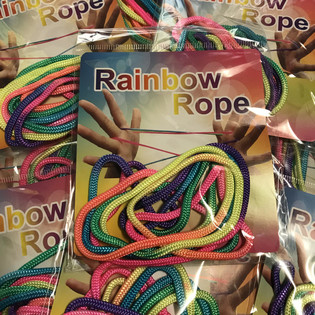 RAINBOW ROPE - &Ccedil;ok Renkli G&ouml;kkuşğı İpleri (12 Adet)